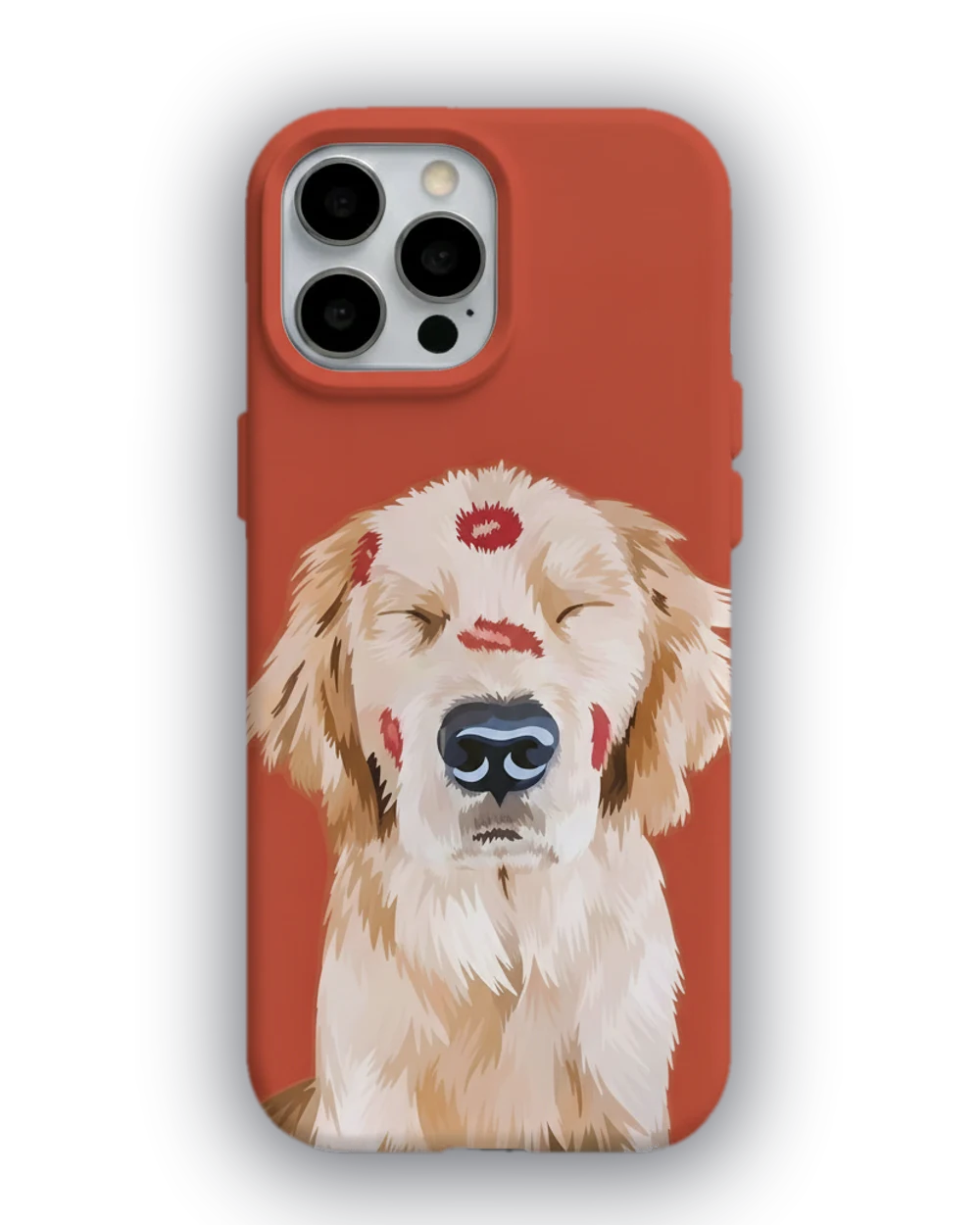 Sevimli Golden Dostum telefon kılıfı