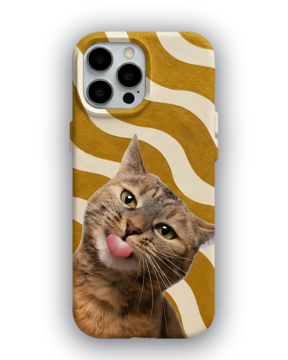 Dil Çıkaran Kedicik telefon kılıfı
